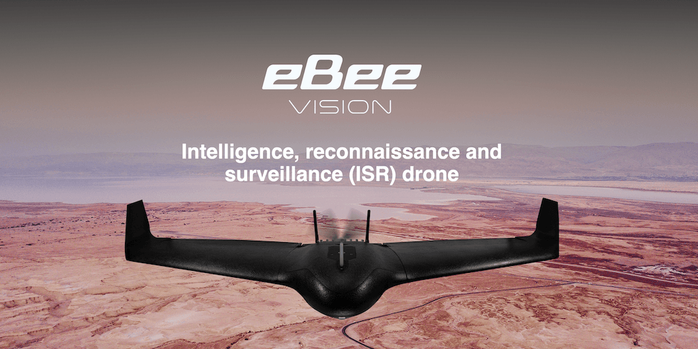 eBee VISION 即時情勢感知無人機 產品主視覺